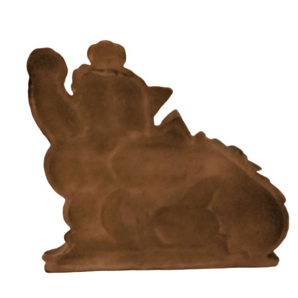 Cast Iron Doorstop 3 Kittens Cat Decor Bookend Vintage - Picture 4 of 9